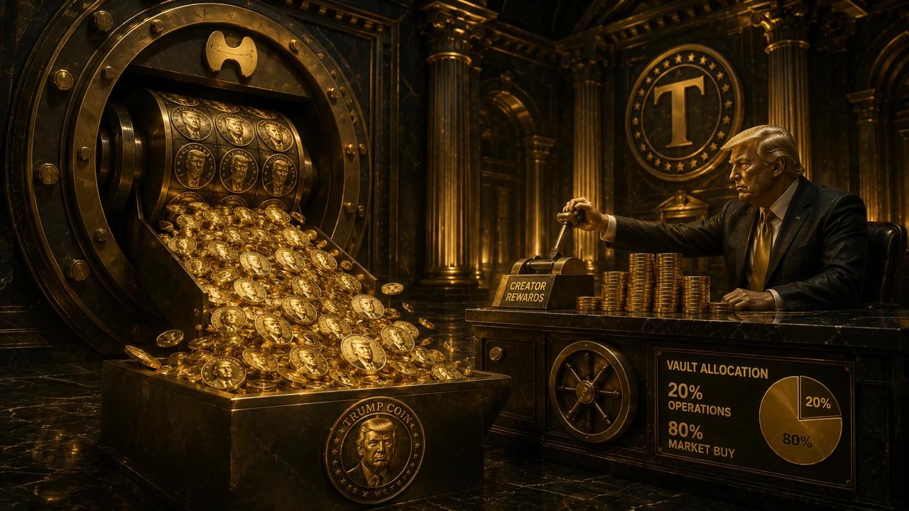THE BANK BUYS $TRUMPCOIN